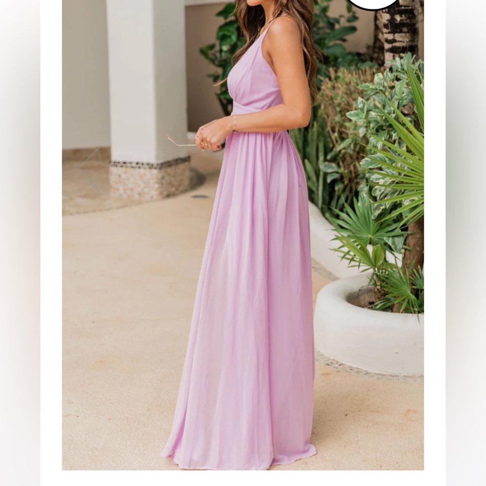 Lilac Maxi Dress - Small - Picture 4 of 5